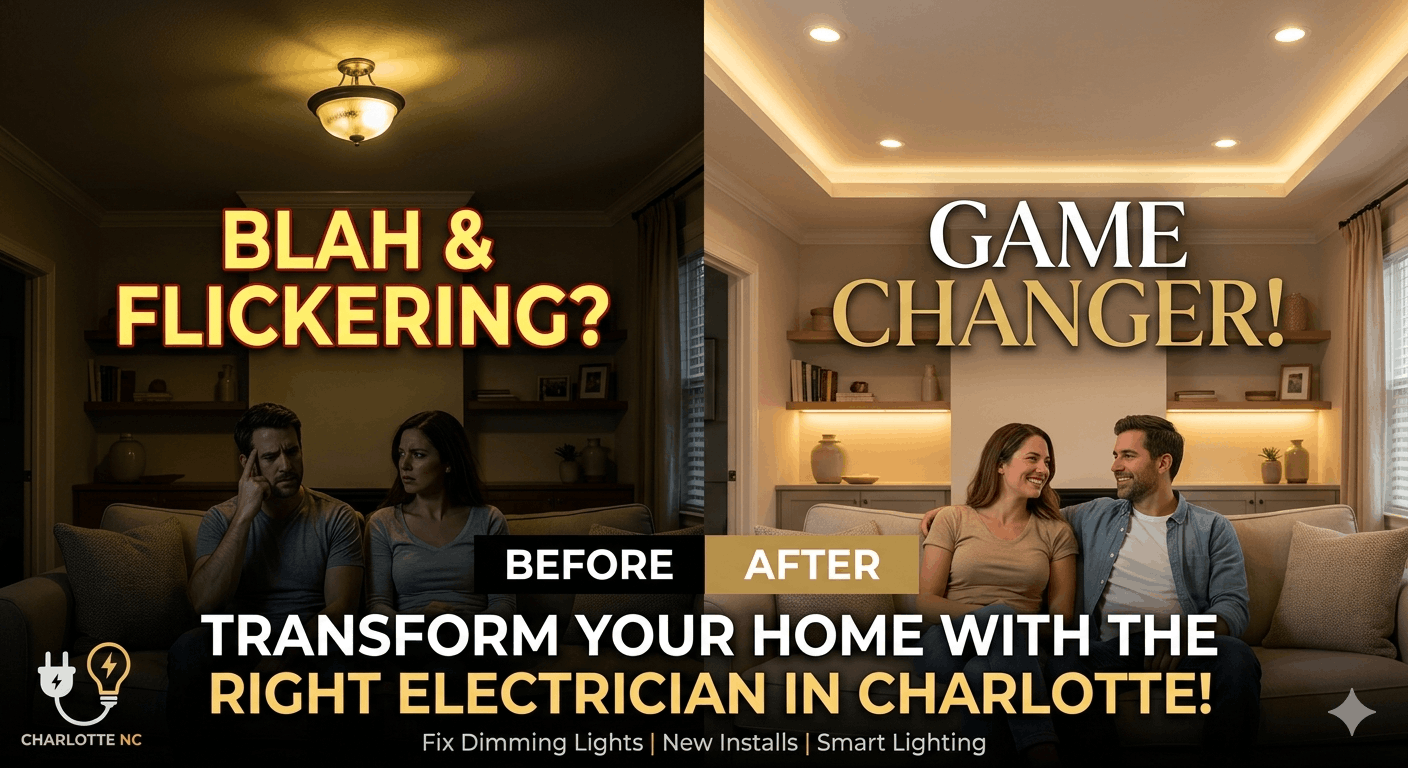 Electrician to Fix Dimming Lights Charlotte | Pro Lighting