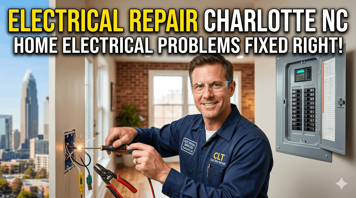 Electrical Repair Charlotte NC – Home Electrical Problems Fixed Right