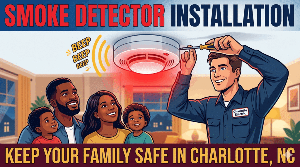 Smoke Detector Installation Charlotte NC: Keep Family Safe